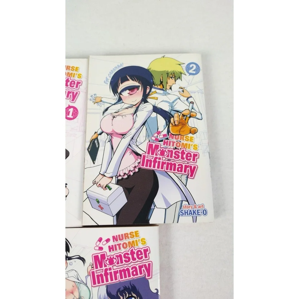 Nurse Hitomi's Monster Infirmary Manga Vol. 1- 5 English Soft Back Books